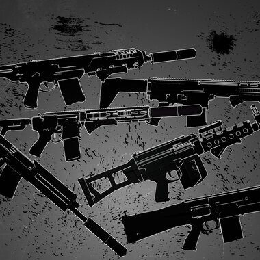 Черно-белый ганпак