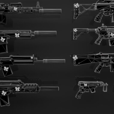 Ганпак с костями